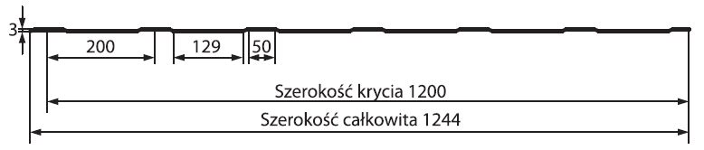 blacha trapezowa T-3 Blacha trapezowa T-3